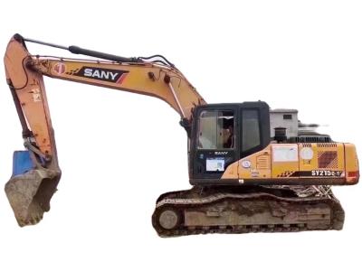 China 21Ton Used Sany Double Excavator 215-9 Dump Truck for sale