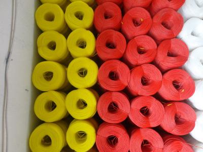 China Cuerdas retorcidas de 8 mm 3/4 de hebras Cuerdas de polietileno de color de bobina pequeña en venta