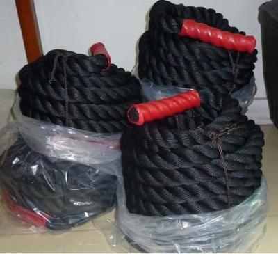 China 30% PP 70% Polyester Battling Rope 50mm 10m 12m 15m for sale