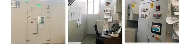 Testing room row 2