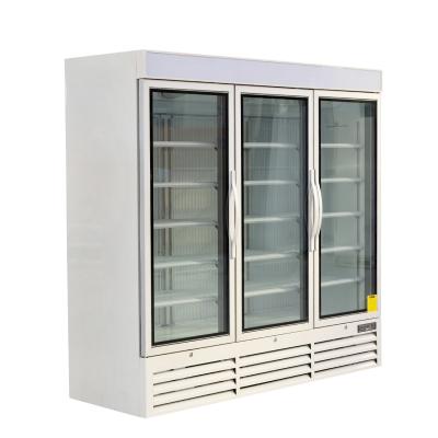China Beverages Commercial Glass Door Chiller With Ebm Fan Motors for sale
