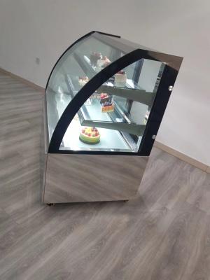China Refrigerador comercial de la exhibición de los pasteles R290 con el termóstato de Dixell Digital en venta