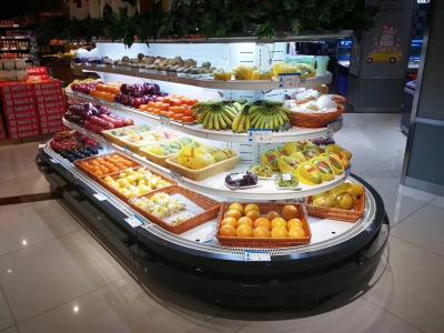 Китай Коммерчески холодильник холодильника открытой выкладки стиля для дисплея супермаркета продается