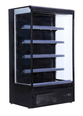China Mulitdeck Refrigerator Open Display Cooler With Plug-in Compressor Unit for sale