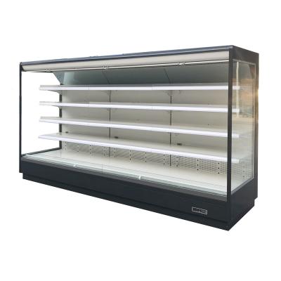 China 5 Layers Open Front Display Cooler , Supermarket Refrigeration Equipment for sale