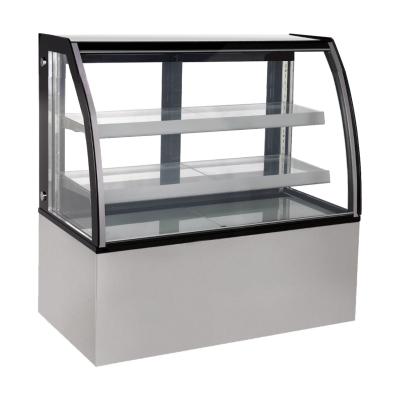 China Sliding Glass Countertop Refrigerated Display Cabinets 700L Display Volume for sale
