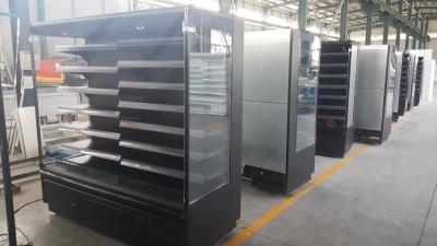 China China open display fridge companies Upright Beverage Open Air Refrigerated Display Cases for sale