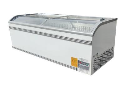 China 900L R290 Auto Defrost Island Display Freezers Back To Back for sale