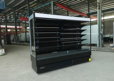 China O vertical R290 obstrui dentro armários de exposição abertos para produtos láteos à venda