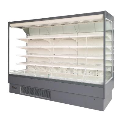 China Supermarket Refrigerated Showcase With 5 Layers Adjustable Shelving for sale