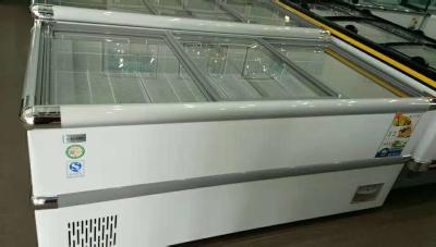China Static Cooling Jumbo Deep Freezer With Sliding Glass Doors for sale