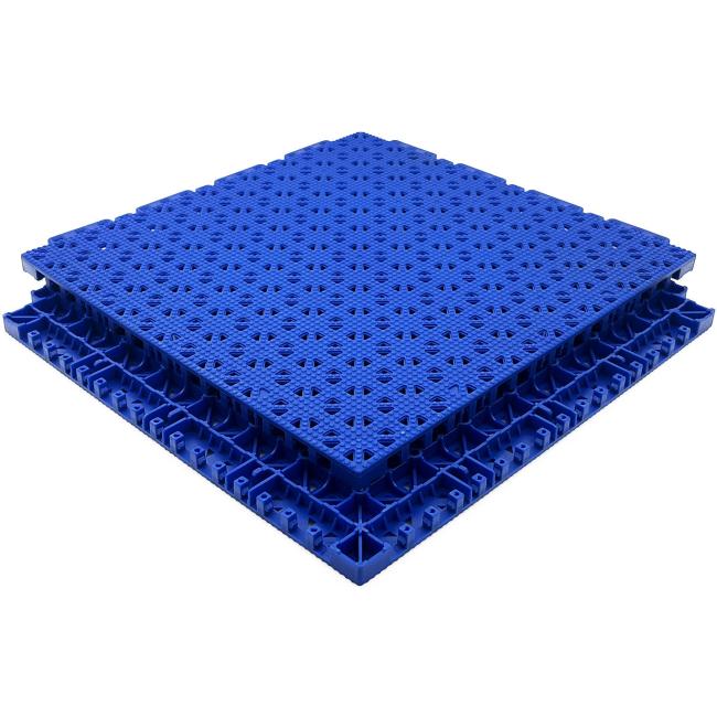 Close-up detail of interlocking flooring connection mechanism