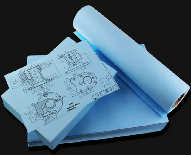 80Gram 620mm 880mm x 150m Double Sided Blue Print Paper Roll For Inkjet Printer 80Gram 620mm 880mm x 150m Double Sided Blue Print Paper Roll For Inkjet Printer