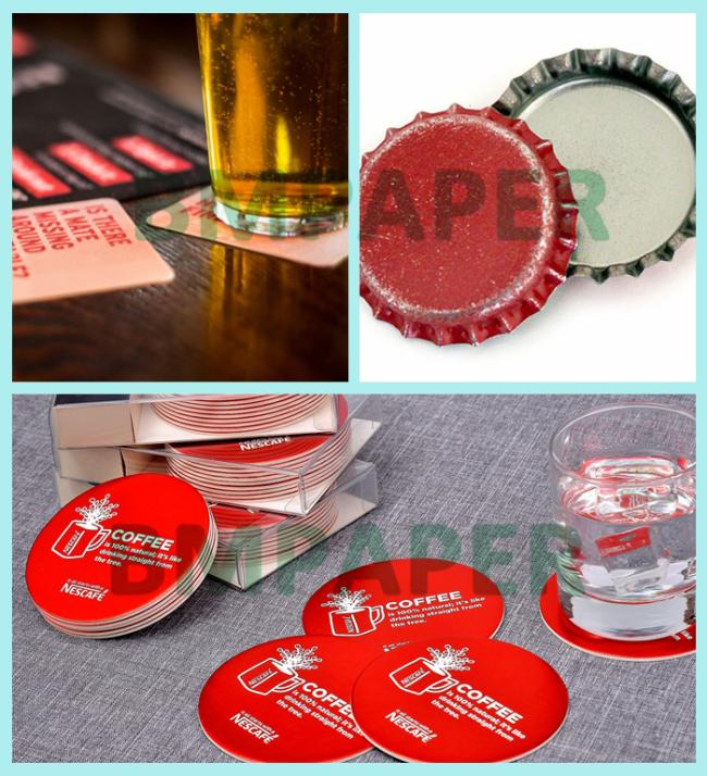 0.9mm 1.4mm Uncoated Coaster Paper For Hotel 69 x 97cm Water Absorbent 0.9mm 1.4mm Uncoated Coaster Paper For Hotel 69 x 97cm Water Absorbent