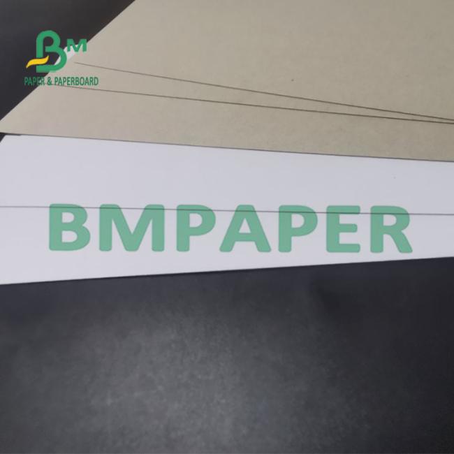 450g High Thickness White Coated C1S Grey Back Duplex Board For Packaging 450g High Thickness White Coated C1S Grey Back Duplex Board For Packaging
