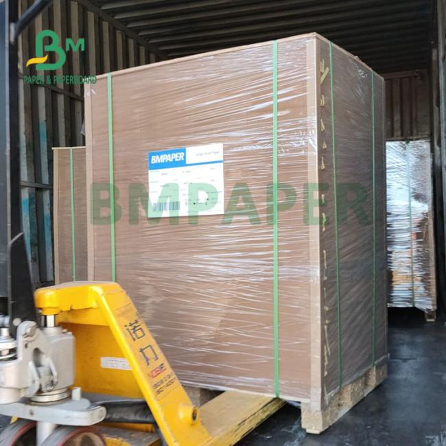 70gsm Unbleached Dark Brown Sack Craft Paper For Industrial Bags High Strength 70gsm Unbleached Dark Brown Sack Craft Paper For Industrial Bags High Strength