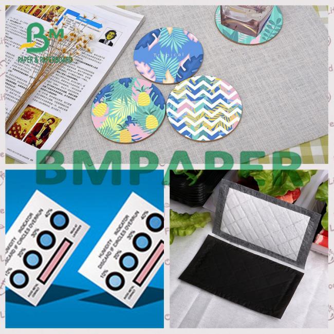 0.5mm Uncoated Blotting Paper Natural White On Roll For Bottle Gaskets 0.5mm Uncoated Blotting Paper Natural White On Roll For Bottle Gaskets