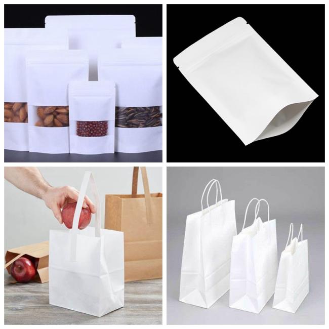 Bleached White Sack Kraft Paper 80gsm High Strength Bags Paper Bleached White Sack Kraft Paper 80gsm High Strength Bags Paper