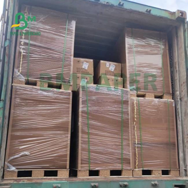 250gsm Brown Kraft Paper For Food Tray Good Folding Resistant 79 x 109cm 250gsm Brown Kraft Paper For Food Tray Good Folding Resistant 79 x 109cm