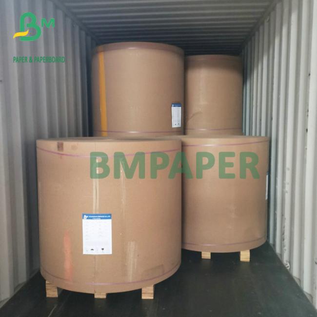 BM Supply 70gsm 75gsm Semi Extensible Kraft Paper Brown For Packing Cement BM Supply 70gsm 75gsm Semi Extensible Kraft Paper Brown For Packing Cement