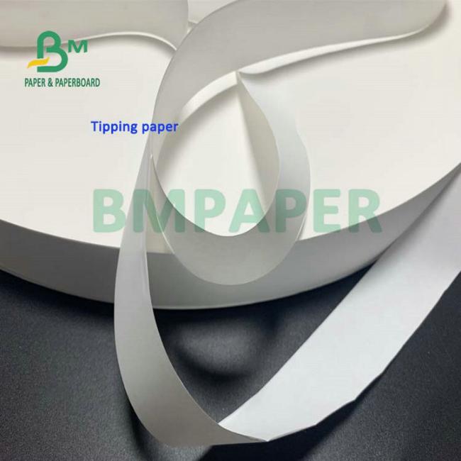 24gsm 28gsm Tipping Paper Uncoated White Paper For Cigarette Wrapping 24gsm 28gsm Tipping Paper Uncoated White Paper For Cigarette Wrapping