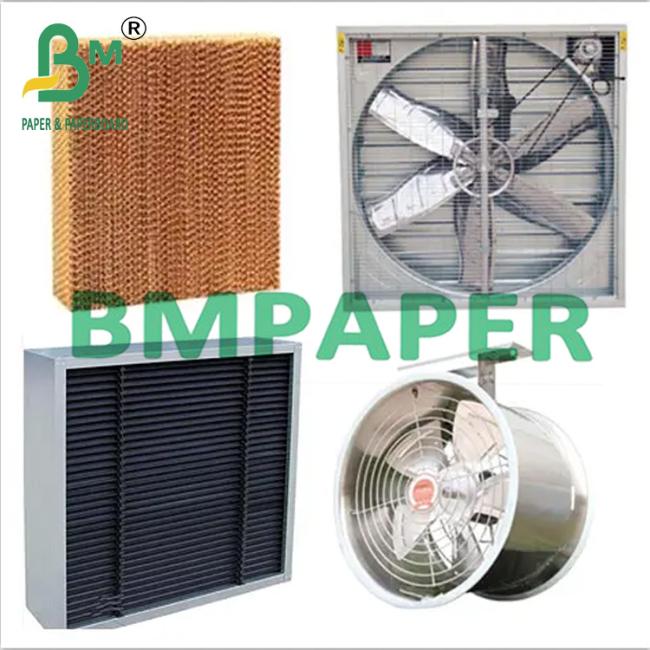 Wet Strength Cooling Pad Unbleached Brown Kraft Paper For Poultry Farm Wet Strength Cooling Pad Unbleached Brown Kraft Paper For Poultry Farm