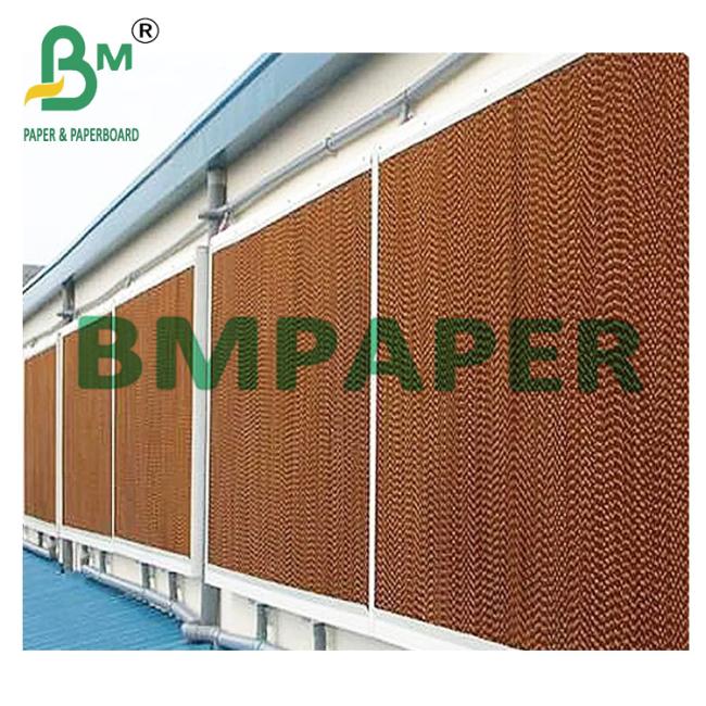 Wet Strength Cooling Pad Unbleached Brown Kraft Paper For Poultry Farm Wet Strength Cooling Pad Unbleached Brown Kraft Paper For Poultry Farm