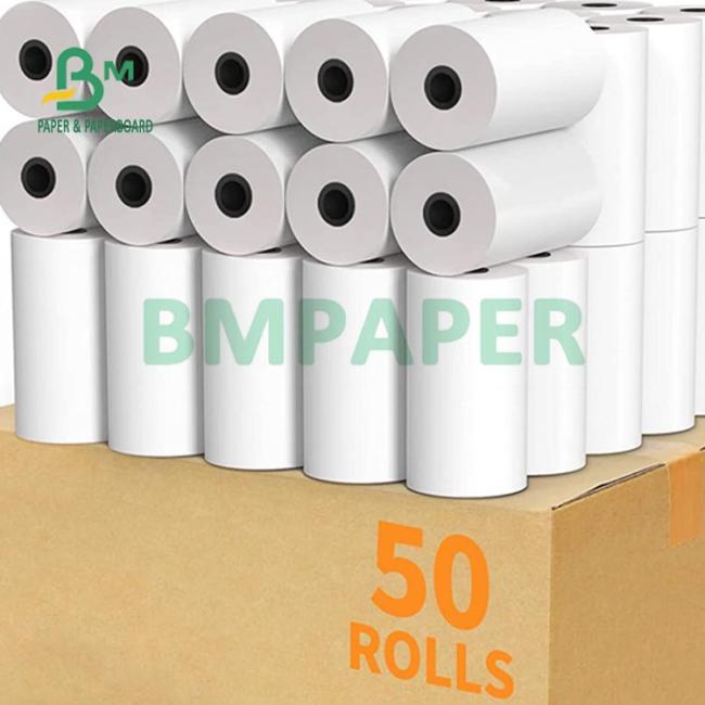 BPA Free 65gsm Thermal Printer Paper Roll For Cashier Receipt 80mm 57mm BPA Free 65gsm Thermal Printer Paper Roll For Cashier Receipt 80mm 57mm