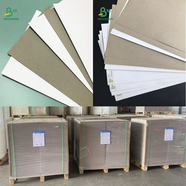 Duplex Paper Carton Board One Side Gray One Side Coated White Sheets 200 - 450gsm Duplex Paper Carton Board One Side Gray One Side Coated White Sheets 200 - 450gsm
