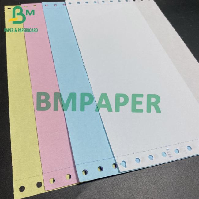 55gsm NCR Carbonless Paper White Yellow Red Blue Color Invoice Paper Black Image 55gsm NCR Carbonless Paper White Yellow Red Blue Color Invoice Paper Black Image