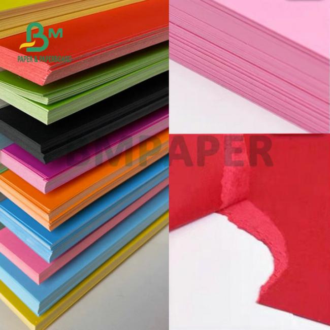 Colorful Uncoated 150g 180g Bristol Craft Paper Board For Book Covers Colorful Uncoated 150g 180g Bristol Craft Paper Board For Book Covers