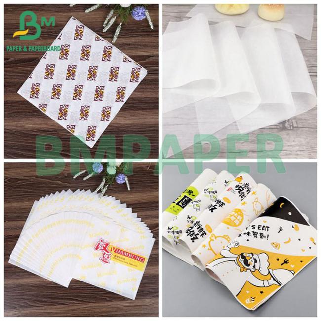 High Transparency Air Permeability Greaseproof Paper For Package Fried Food High Transparency Air Permeability Greaseproof Paper For Package Fried Food