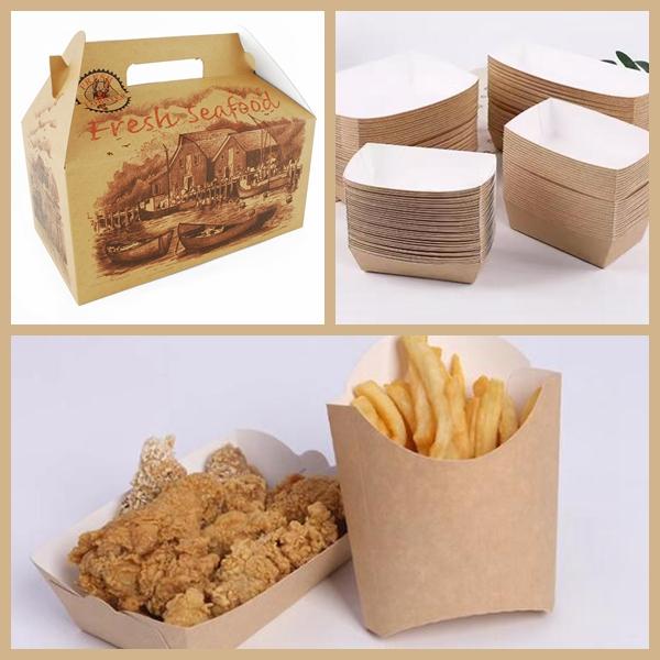 Frozen Food Packaging Kraft Paper White Coated Kraft Back For Food Boxes Frozen Food Packaging Kraft Paper White Coated Kraft Back For Food Boxes
