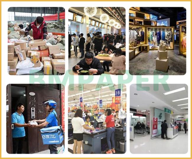 55gsm 60gsm Jumbo Roll Thermal Receipt Paper For POS ATM Bank 405mm 795mm 55gsm 60gsm Jumbo Roll Thermal Receipt Paper For POS ATM Bank 405mm 795mm