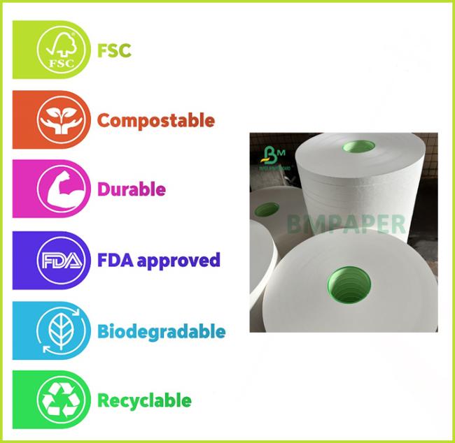 28gsm Food Grade White Paper For Packaging Straws 30mm 35mm Eco Friendly 28gsm Food Grade White Paper For Packaging Straws 30mm 35mm Eco Friendly