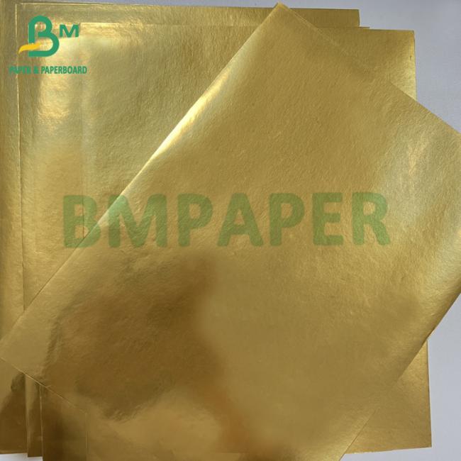 70gsm Wet Resistance Golden Aluminum Metallized Beer Laber Paper 70gsm Wet Resistance Golden Aluminum Metallized Beer Laber Paper