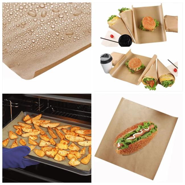 Brown Oil Resistant And Waterproof Food Grade Customizable Size Oil Resistant Paper Brown Oil Resistant And Waterproof Food Grade Customizable Size Oil Resistant Paper