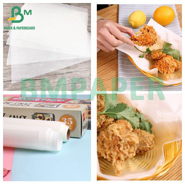 Food Grade Biodegradable Greaseproof Baking Silicone Oil Wrapping Paper Food Grade Biodegradable Greaseproof Baking Silicone Oil Wrapping Paper