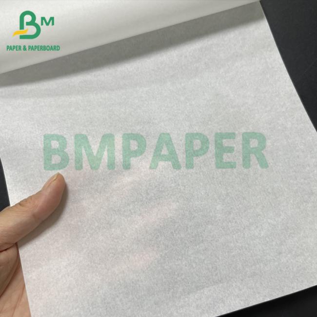 Excellent Processability 60gsm White Greaseproof Paper For Food Snack Packaging Excellent Processability 60gsm White Greaseproof Paper For Food Snack Packaging