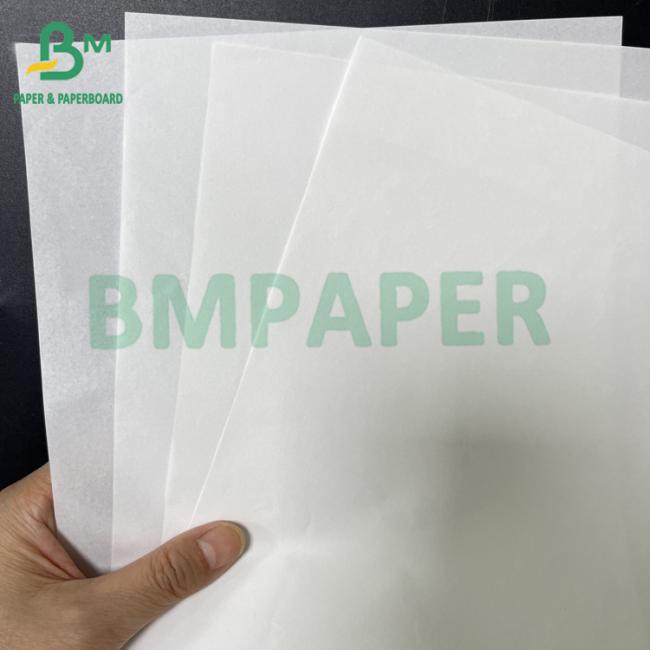 Excellent Processability 60gsm White Greaseproof Paper For Food Snack Packaging Excellent Processability 60gsm White Greaseproof Paper For Food Snack Packaging