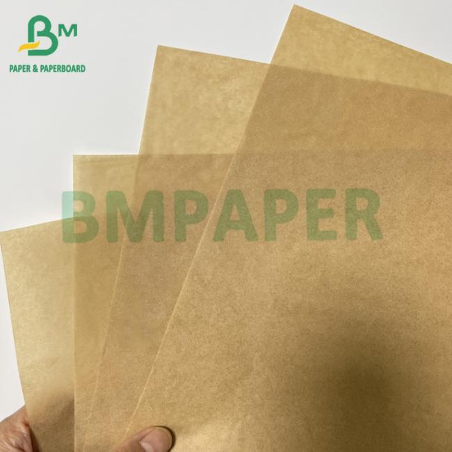 40gsm 60gsm Unbleached Brown Oil Proof Food Snack Candy Packaging Paper 40gsm 60gsm Unbleached Brown Oil Proof Food Snack Candy Packaging Paper