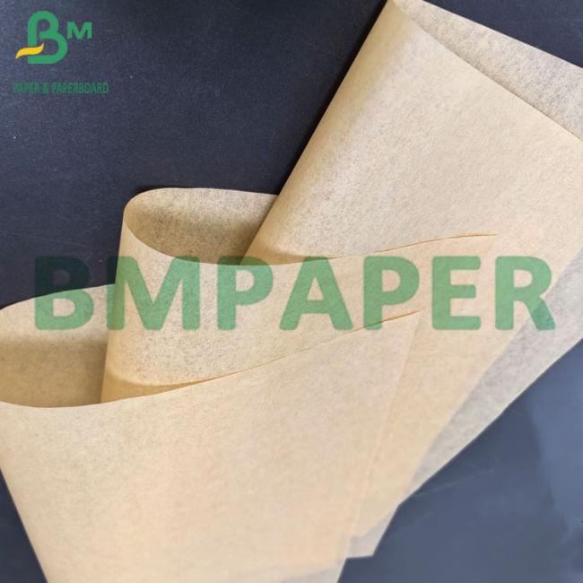 35gsm Single Side Glossy MG Golden Brown Ribbed Kraft Paper Roll For Packaging 35gsm Single Side Glossy MG Golden Brown Ribbed Kraft Paper Roll For Packaging