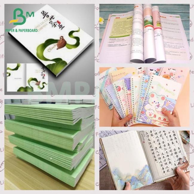 55gsm 58gsm Smooth Writing Printing Grade Woodfree Maplitho Paper 55gsm 58gsm Smooth Writing Printing Grade Woodfree Maplitho Paper