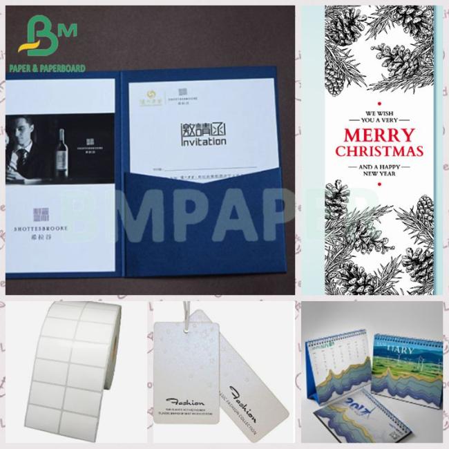White 350gsm 400gsm High Stiffness Two Sides Glossy C2S Art Paper White 350gsm 400gsm High Stiffness Two Sides Glossy C2S Art Paper