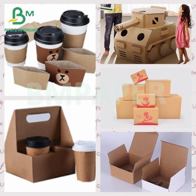 WFW 100g + 100g + 100g Black F Flute Corrugated Cardboard Sheets WFW 100g + 100g + 100g Black F Flute Corrugated Cardboard Sheets
