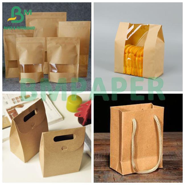 Reusable Economic Environmental Durability High Kraft Paper Bags For Shopping Bags Reusable Economic Environmental Durability High Kraft Paper Bags For Shopping Bags