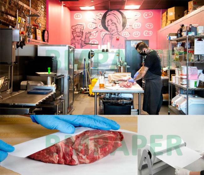 60gsm 70gsm Recyclable White Butcher Paper Roll For Meat Package 37 x 50cm 60gsm 70gsm Recyclable White Butcher Paper Roll For Meat Package 37 x 50cm