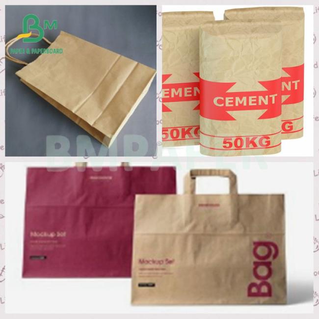 70gsm High Strength Excellent Expansible Brown Carrie Bag Paper 70gsm High Strength Excellent Expansible Brown Carrie Bag Paper
