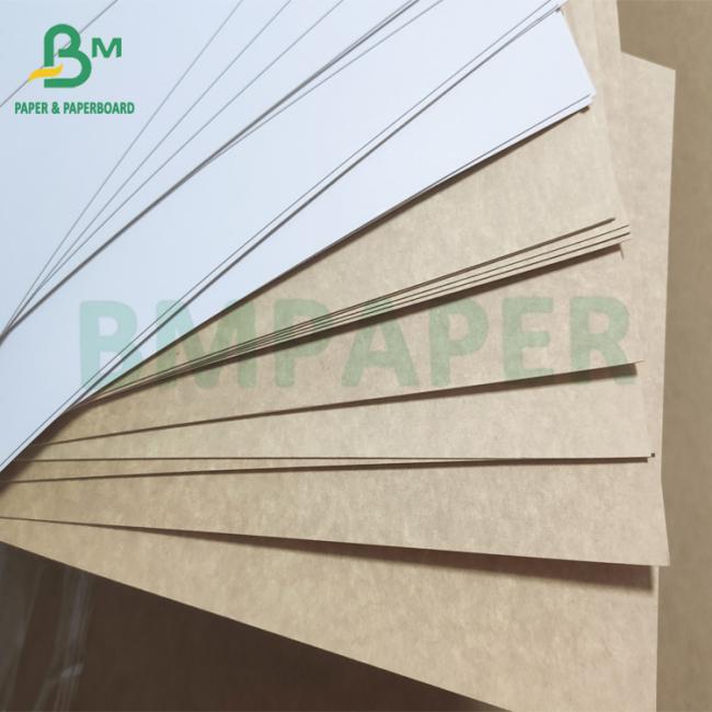 White Clay Coating On The Front Side And Natural Brown Back Side Paper Board White Clay Coating On The Front Side And Natural Brown Back Side Paper Board
