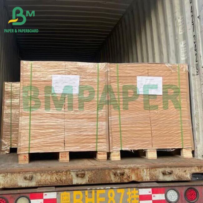 White Clay Coating On The Front Side And Natural Brown Back Side Paper Board White Clay Coating On The Front Side And Natural Brown Back Side Paper Board